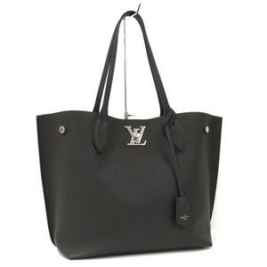 Louis Vuitton LockMe Go Tote Bag Leather Noir Black